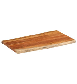 Dessus de table 100x60x2,5cm rectangulaire bois massif d'acacia