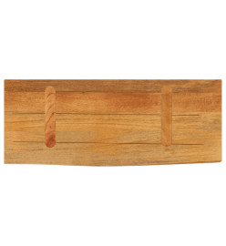 Dessus de table à bord vivant 70x20x2,5 cm bois massif manguier