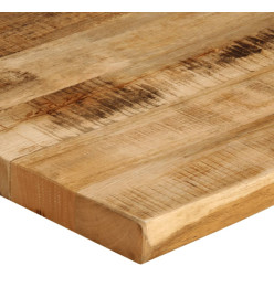 Dessus de table bord vivant 100x80x2,5 cm bois de manguier brut