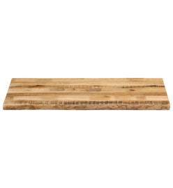 Dessus de table bord vivant 110x60x3,8 cm bois de manguier brut