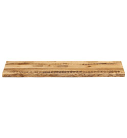 Dessus de table bord vivant 120x40x2,5 cm bois de manguier brut