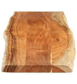 Dessus de table 180x40x3,8 cm rectangulaire bois massif acacia