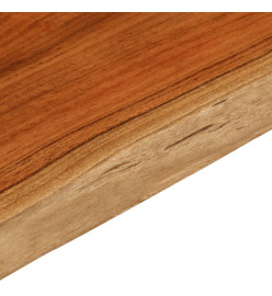 Dessus de table 100x40x3,8 cm rectangulaire bois massif acacia