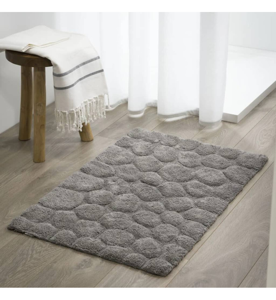 Sealskin Tapis de bain Pebbles Coton 60x90 cm Gris