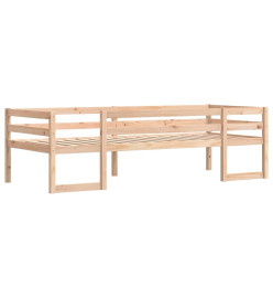 Cadre de lit d'enfant 75x190 cm bois de pin massif