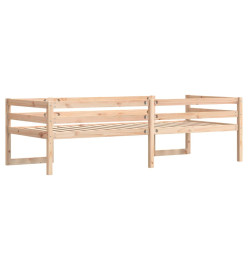 Cadre de lit d'enfant 75x190 cm bois de pin massif