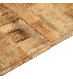 Dessus de table bois de manguier solide 25-27 mm 140x60 cm