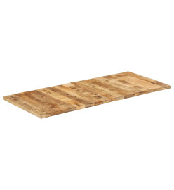 Dessus de table bois de manguier solide 25-27 mm 140x60 cm