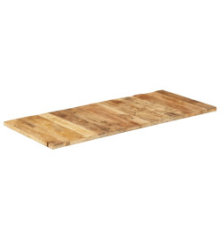 Dessus de table bois de manguier solide 25-27 mm 140x60 cm