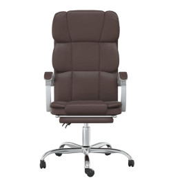 Fauteuil inclinable de bureau Marron Similicuir