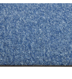 Dalles de tapis de sol 20 pcs 5 m² 50x50 cm Bleu