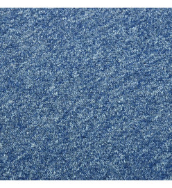 Dalles de tapis de sol 20 pcs 5 m² 50x50 cm Bleu