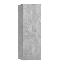 Ensemble de meubles TV 6 pcs Gris béton Bois d'ingénierie