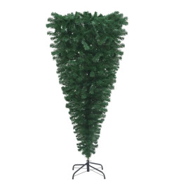 Sapin de Noël artificiel renversé avec support Vert 240 cm