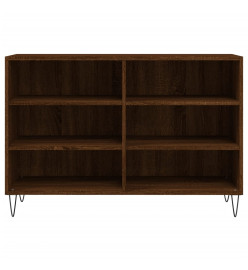 Buffet chêne marron 103,5x35x70 cm bois d'ingénierie