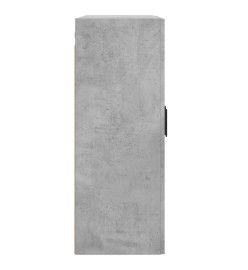 Armoire murale gris béton 69,5x34x90 cm bois d'ingénierie