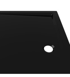 Receveur de douche rectangulaire ABS Noir 80x110 cm