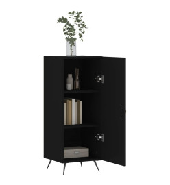 Buffet Noir 34,5x34x90 cm Bois d'ingénierie