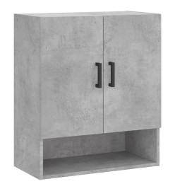 Armoire murale gris béton 60x31x70 cm bois d'ingénierie