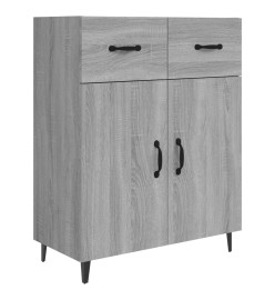 Buffet sonoma gris 69,5x34x90 cm bois d'ingénierie