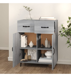 Buffet sonoma gris 69,5x34x90 cm bois d'ingénierie