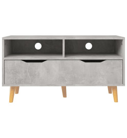 Meuble TV Gris béton 90x40x48,5 cm Aggloméré