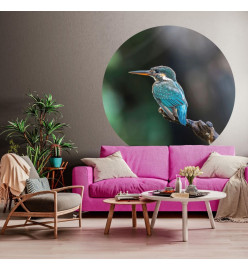 WallArt Papier peint cercle The Kingfisher 142,5 cm