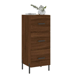 Buffet Chêne marron 34,5x34x90 cm Bois d'ingénierie