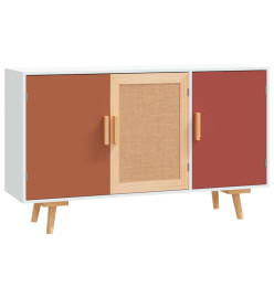 Buffet blanc 105x30x65,5 cm bois d'ingénierie