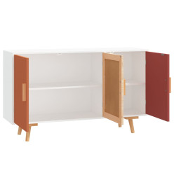 Buffet blanc 105x30x65,5 cm bois d'ingénierie