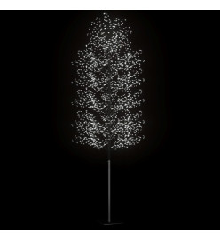 Sapin de Noël 2000 LED blanc froid Cerisier en fleurs 500 cm