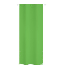 Écran de balcon Vert clair 100x240 cm Tissu Oxford