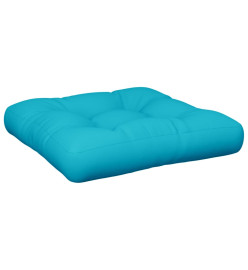 Coussin de palette turquoise 58x58x10 cm tissu oxford