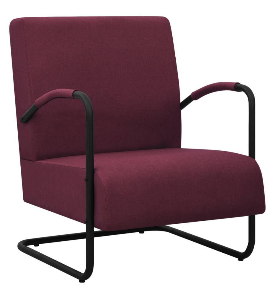 Fauteuil Violet Tissu