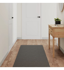 Tapis de couloir anthracite 60x180 cm