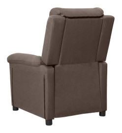 Fauteuil électrique de massage Taupe Tissu