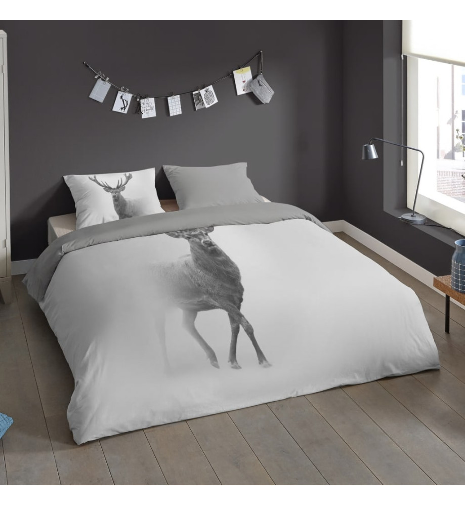 Pure Housse de couette GREY DEER 140x200/220 cm