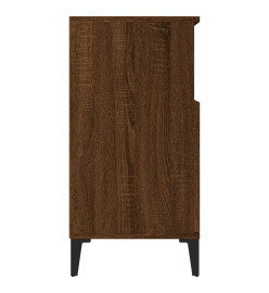 Buffet Chêne marron 60x35x70 cm Bois d'ingénierie