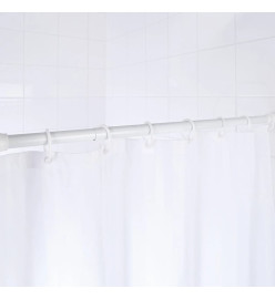 RIDDER Tringle de rideau de douche télescopique 70-115 cm Blanc 55101