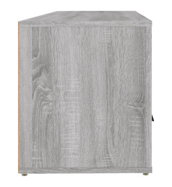 Meuble TV Sonoma gris 100x35x40 cm Bois d'ingénierie