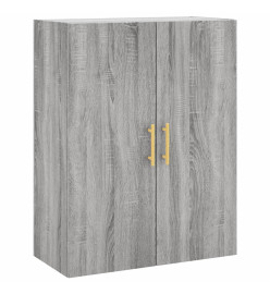 Armoire murale sonoma gris 69,5x34x90 cm