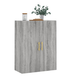 Armoire murale sonoma gris 69,5x34x90 cm