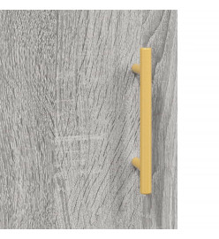 Armoire murale sonoma gris 69,5x34x90 cm