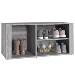 Armoire à chaussures Sonoma gris 100x35x45 cm Bois d'ingénierie