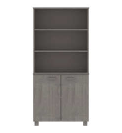 Buffet HAMAR Bois massif de pin Gris clair