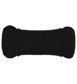 Corde de travail Noir 4 mm 250 m Polyester