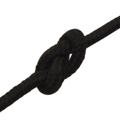 Corde de travail Noir 4 mm 250 m Polyester