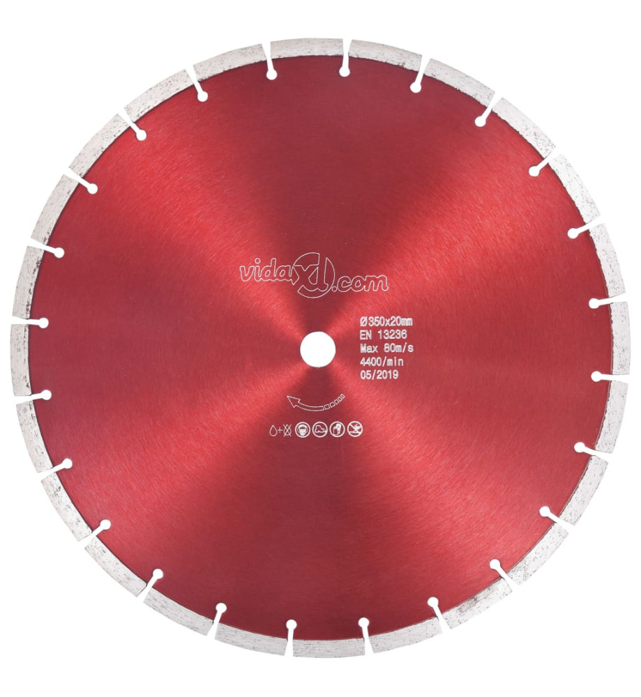 Disque de coupe diamanté Acier 350 mm