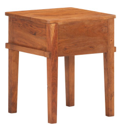 Table de chevet 40x40x50 cm Bois d'acacia massif