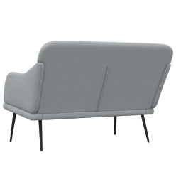 Banc Gris clair 110x76x80 cm Tissu